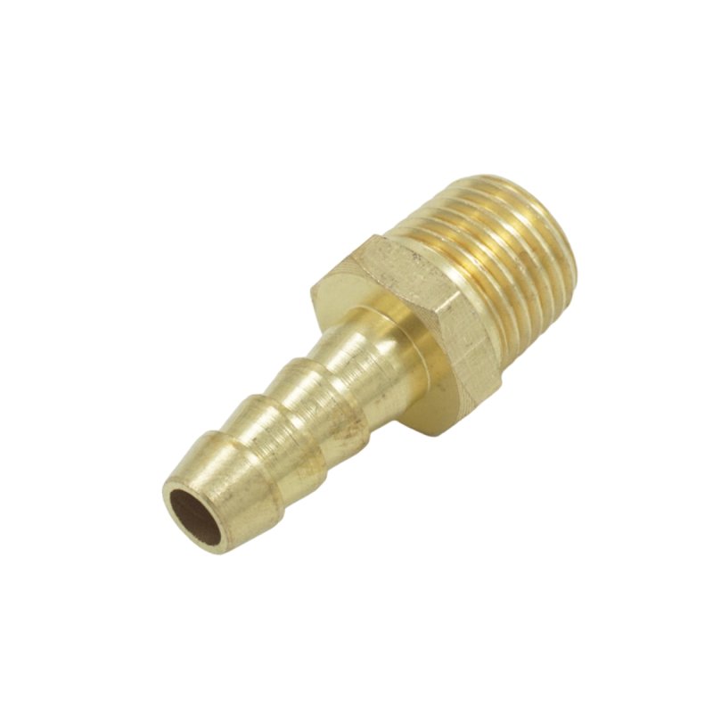 OPT-72008HHM Штуцер пневматический ёлочка, внешняя резьба 1/4", 8 мм OPTIMUS