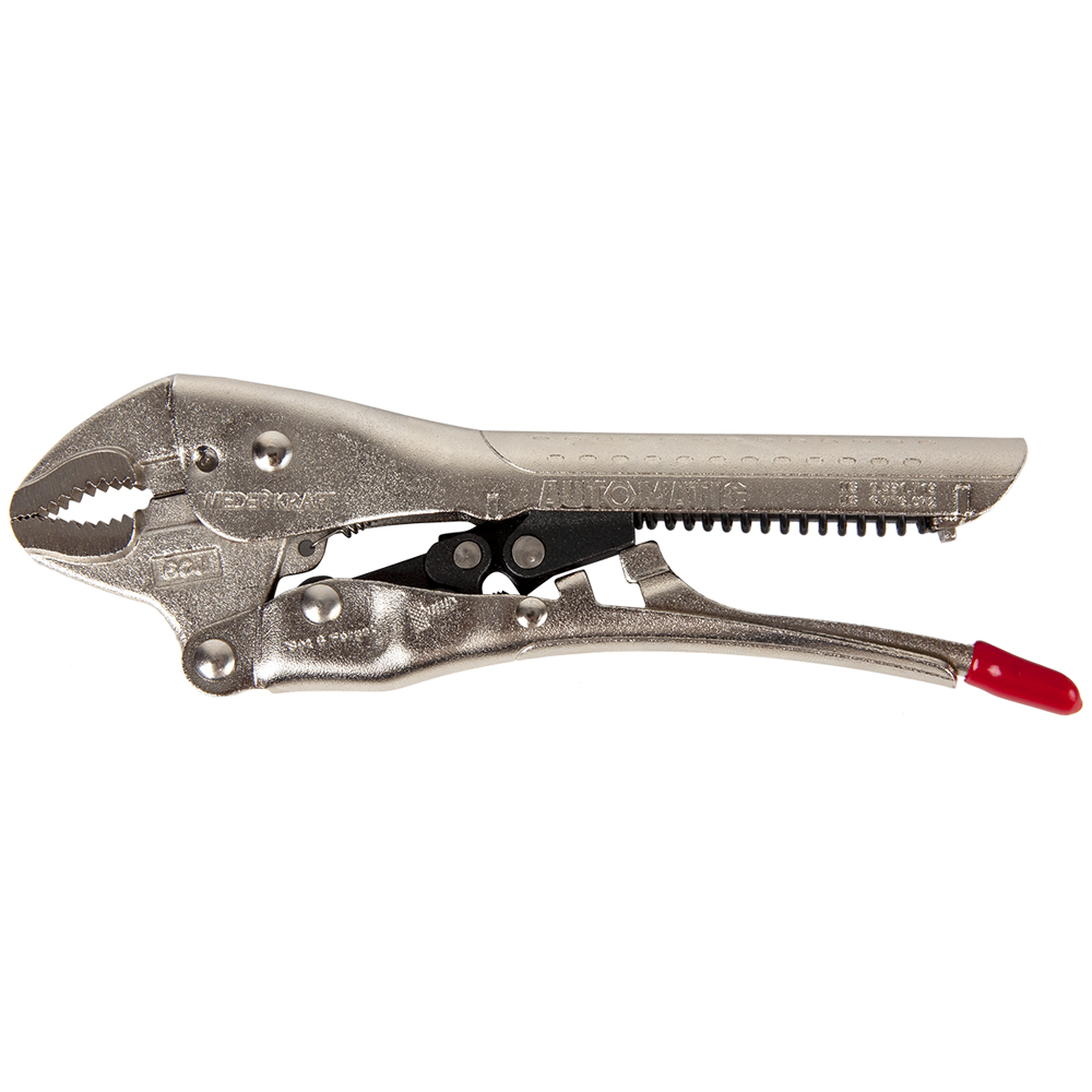 WDK-65102AUTO Зажим сварочный автоматический  плоский с фиксатором. Струбцины сварочные. Wiederkraft