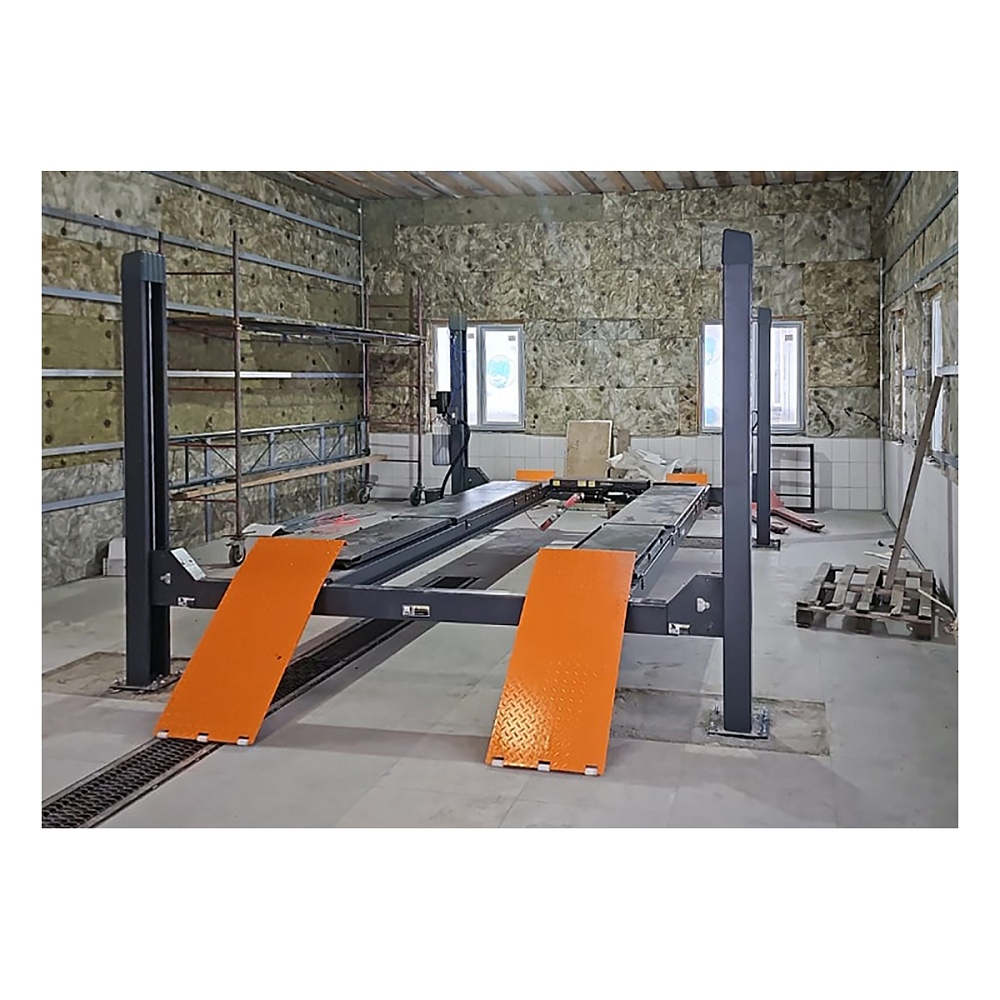 WDK-540 Подъемник гидравлический четырехстоечный для «развала-схождения», г/п 4 т, 380В WiederKraft 