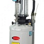 Установка пневматическая RF-HC-3297 для удаления отработанного масла перекатная с индикатором заполнения бак 90л, воронка 20л  ROCKFORCE