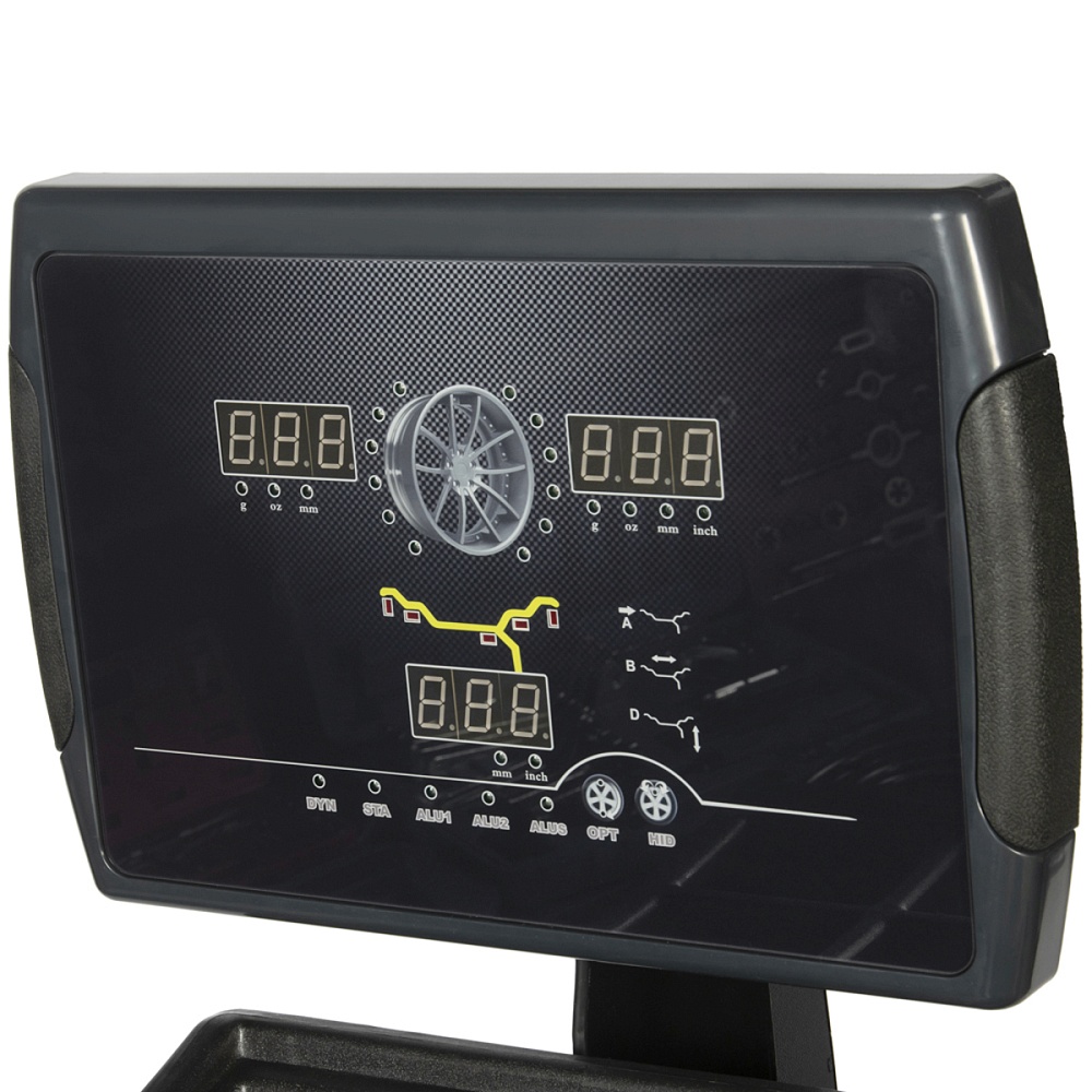 WDK-790B Грузовой балансировочный стенд, авт.ввод параметров, вал 40 мм, 380 Вольт WiederKraft 