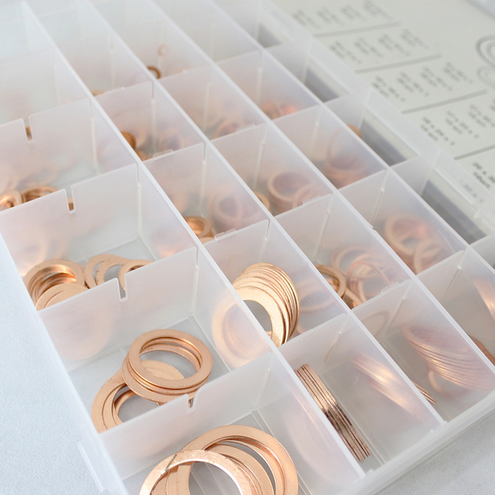 WDK-214069 Набор медных шайб, 580шт Wiederkraft