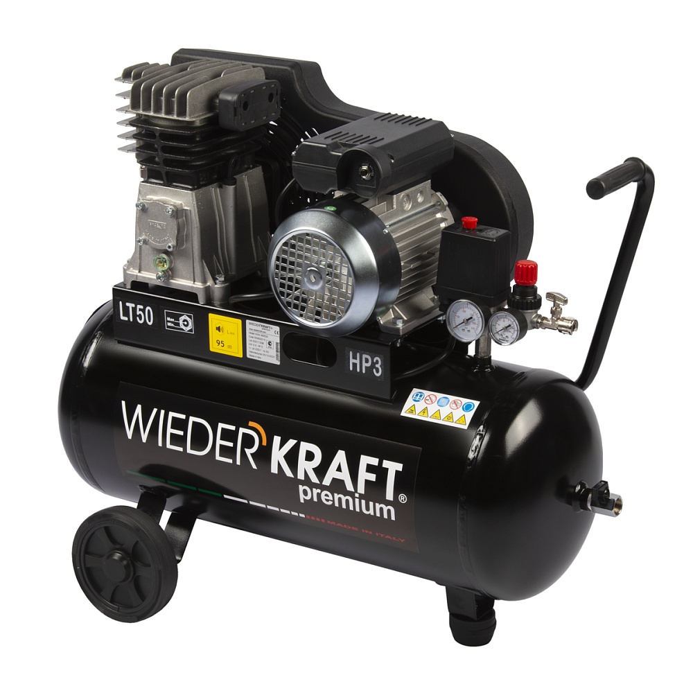 WDK-90532 WiederKraft Компрессор поршневой, 50 л