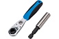 HOEGERT Набор бит с трещоткой 1/4", SL, PH, PZ, HEX, Torx, Torx c отверстием, 33 шт.