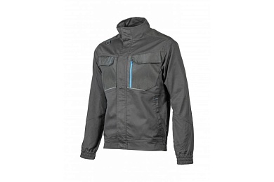 HOEGERT WURNITZ  Куртка рабочая эластичная, темно-серая, 2XL (56)