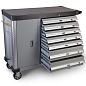 Тележка инструментальная 7 ящиков WDK-907Е WiederKraft 