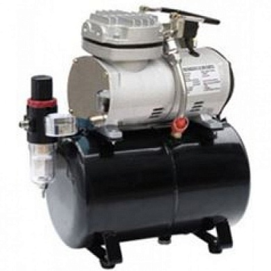 Миникомпрессор безмасляный (ресивер 3л, производительность  23л/мин, рабочее давление 3-4bar) Rotake RT-089