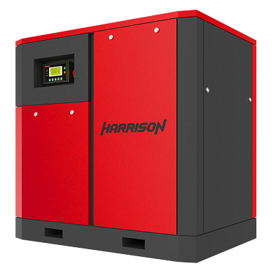 HRS-942600 Винтовой компрессор с ременным приводом Harrison: 2600 л/мин, 10 бар, 18.5 кВт
