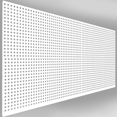 Перфорированный лист, белый (2000х1000х1мм) Rg 6-15.59 СОРОКИН