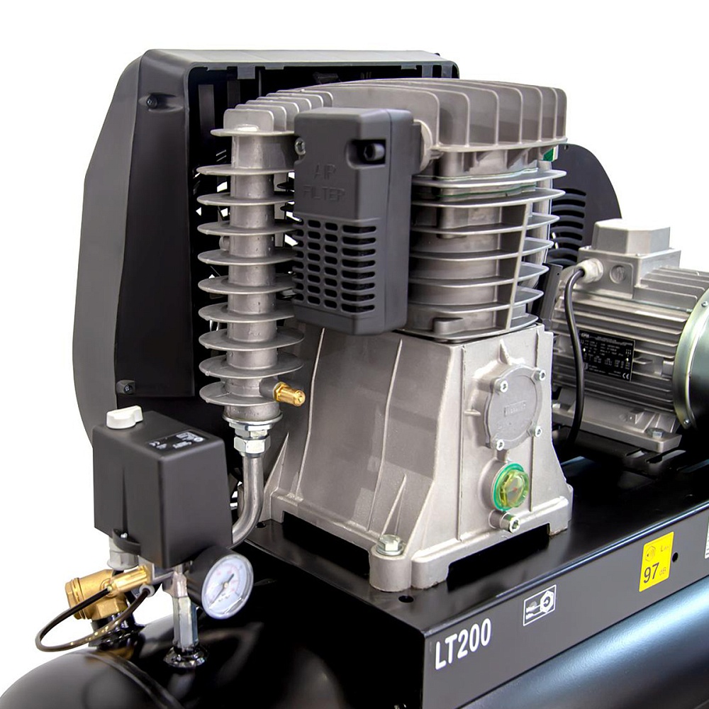 WDK-92060 WiederKraft Компрессор поршневой, 200 л