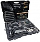 Набор инструмента RF-41802-5: 1/2"&1/4"&3/8"DR с 6-гранными головками 180пр.(пласт. кейс) ROCKFORCE /1/2