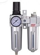 Блок подготовки воздуха (фильтр тонкой очистки + регулятор + маслодобавитель) 1/2" Пропускная способность 1100 л/мин M7 SV-2460(A)
