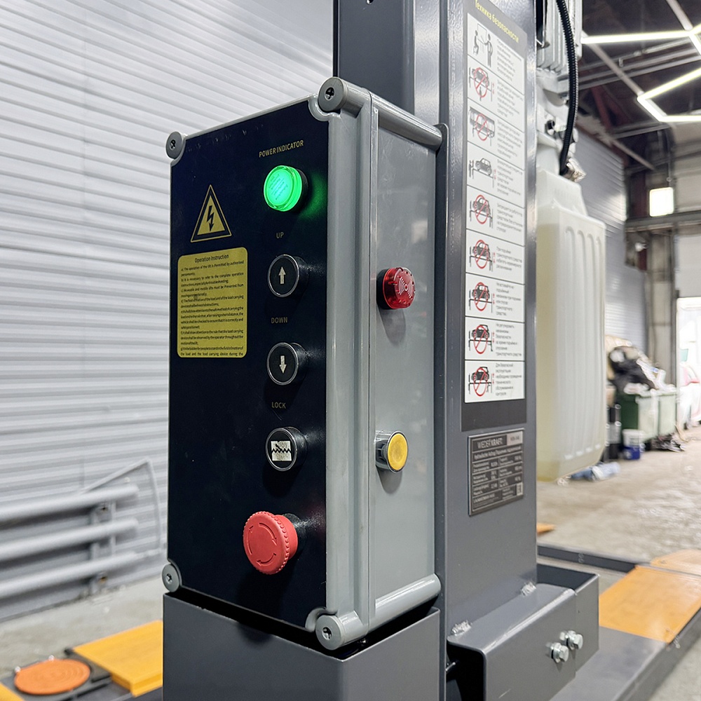 WiederKraft WDK-545 Четырехстоечный автомобильный подъемник г/п 5 тонн под сход-развал