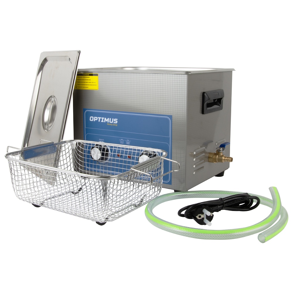 OPT-UC100 Ультразвуковая мойка с подогревом 10 л OPTIMUS