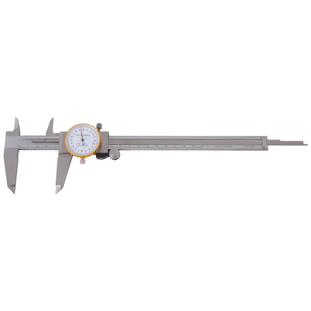 WDK-MF20002 Штангенциркуль с отсчетом по круговой шкале 0-200 мм, 0,02 мм Wiederkraft