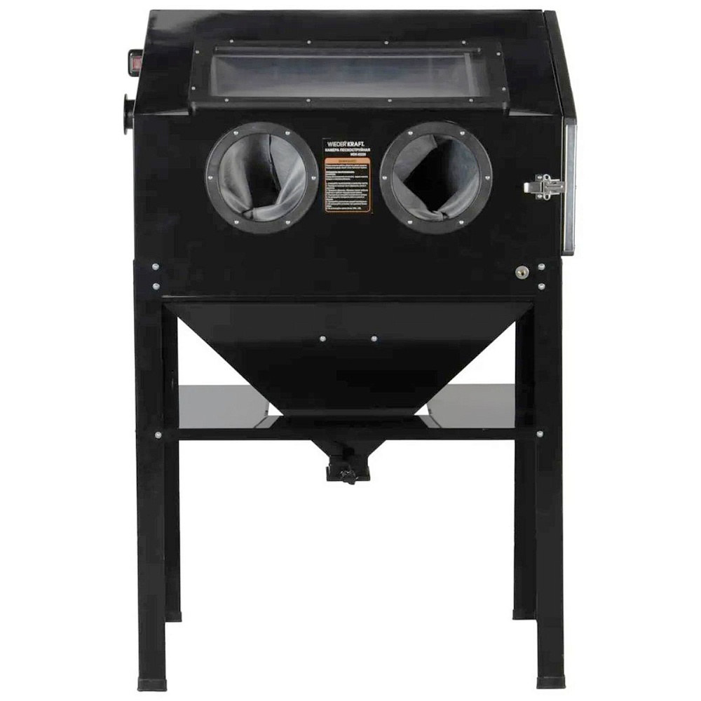 WDK-83220D Камера пескоструйная 220л в комплекте с абразивом  WDK-DR03 WDK-DR05 WDK-KR6 Wiederkraft