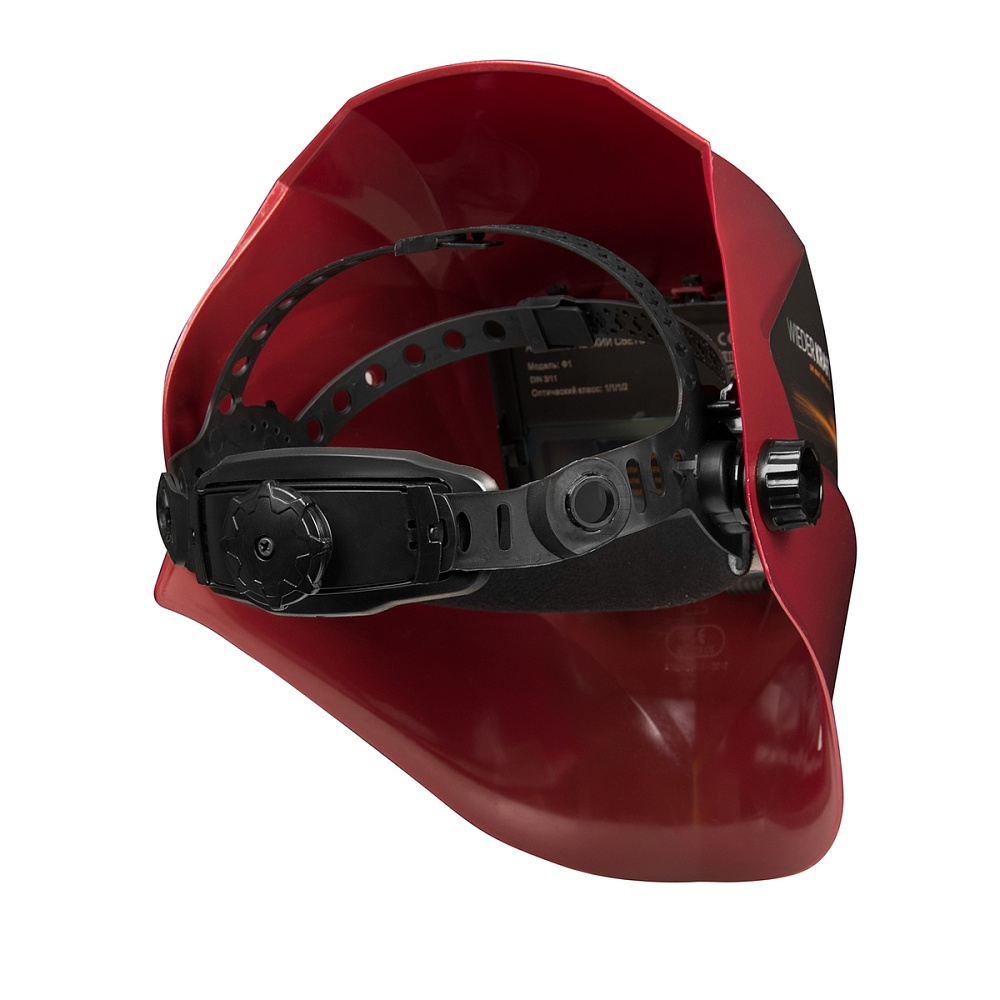 WDK-Beta Ф1/OEM Сварочная маска хамелеон, окно 90x35мм, солнечня батарея ,Li-ion аккумулятор, DIN 11 Wiederkraft