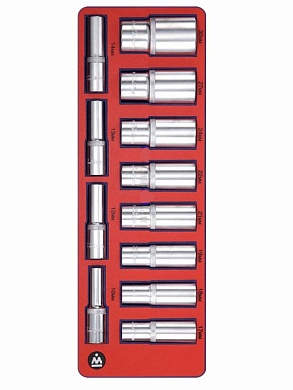 Набор глубоких головок 1/2”, ложемент МАСТАК 5-014012