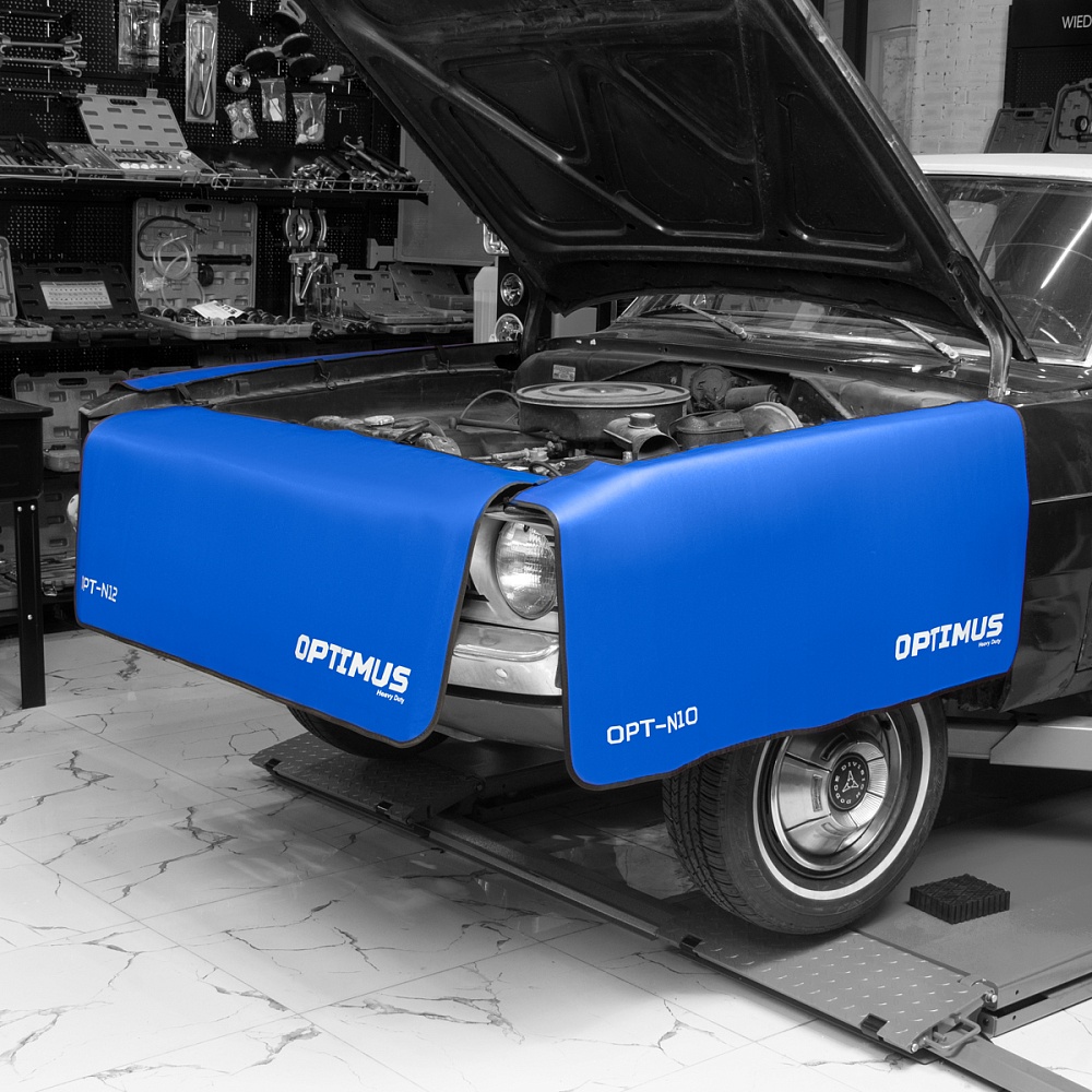 OPT-NS12 Комплект защитных накидок с удвоенным количеством магнитов на крыло и кузов автомобиля, 3 ш OPTIMUS