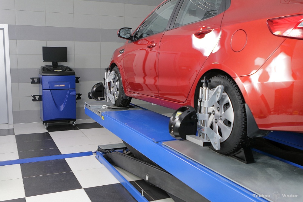 V 5214 N Инфракрасный стенд сход-развал Техно Вектор 5