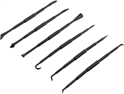 Набор приспособлений для демонтажа колец, сальников, 6 предметов