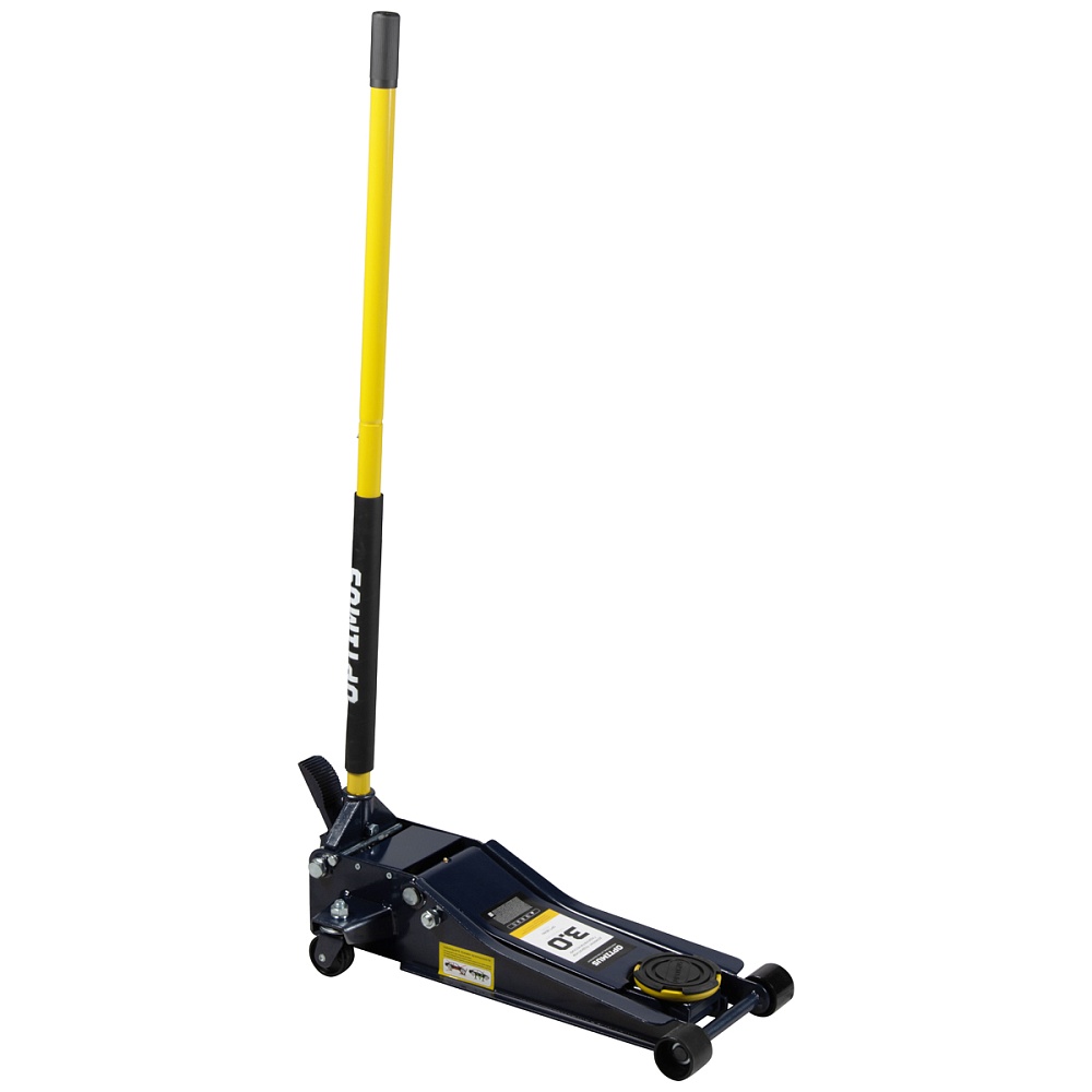 OPT-8090 Домкрат подкатной, г/п 3т. 80-515 мм с ножной педалью OPTIMUS