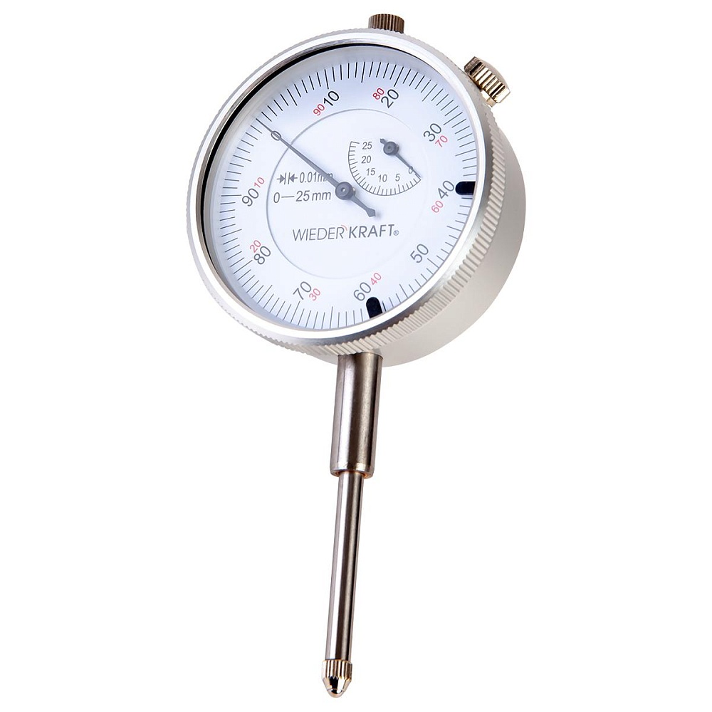 WDK-MI2501 Индикатор часового типа 0-25 мм, 0,01 мм Wiederkraft