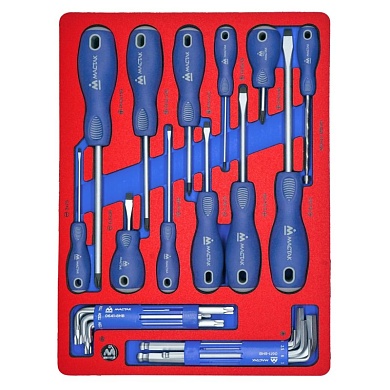 Набор отвёрток, ложемент МАСТАК 5-4006