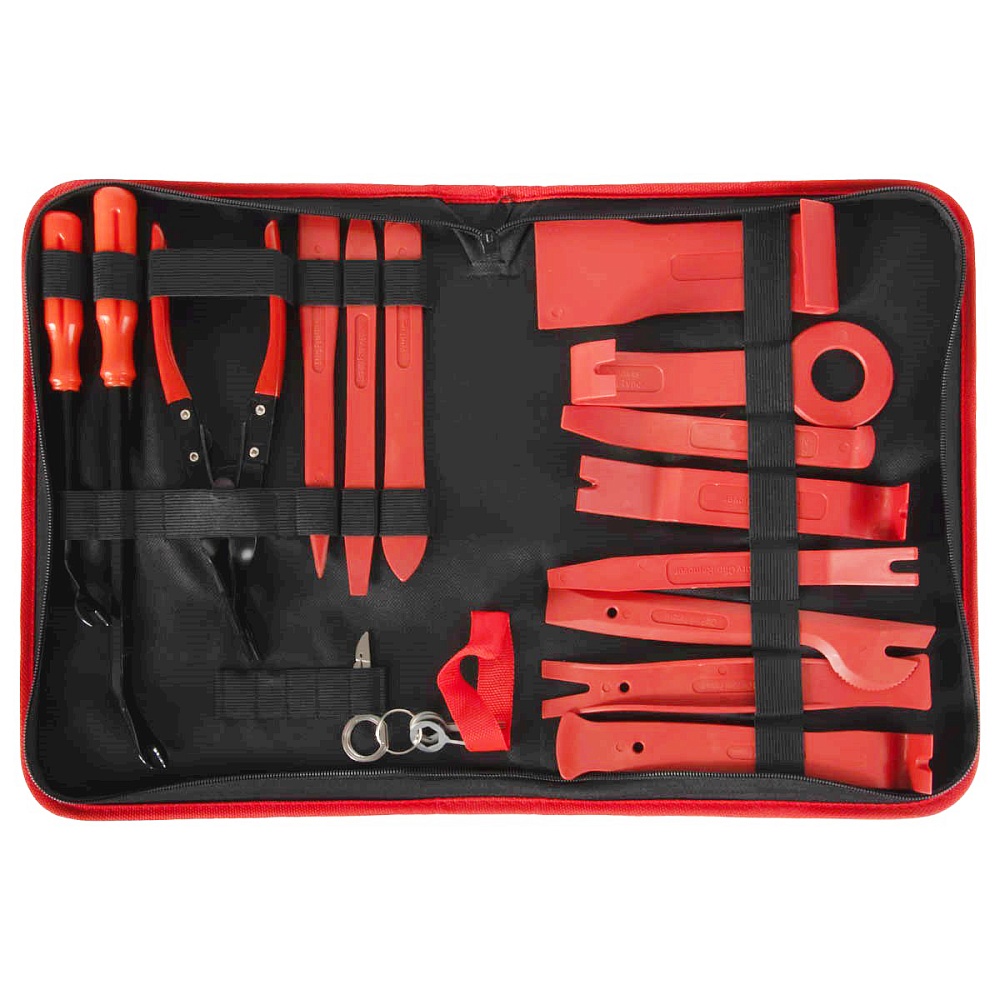 WDK-214266 Набор универсальный для разборки салона автомобиля 19 пр Wiederkraft