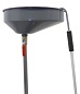 KraftWell KRW1803.80L Установка для слива масла/антифриза с круглой подъемной ванной, мобильная, объем 80 л