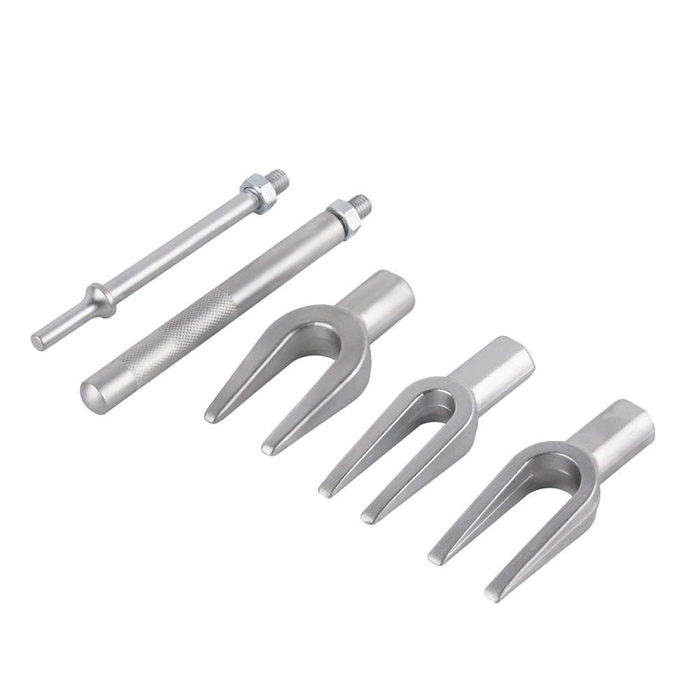 WDK-214720 съемник шаровых опор вилочного типа набор 5 предметов Wiederkraft