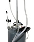 KraftWell KRW1832.80L Установка для слива и откачки масла/антифриза с круглой подъемной ванной, мобильная, объем 80 л