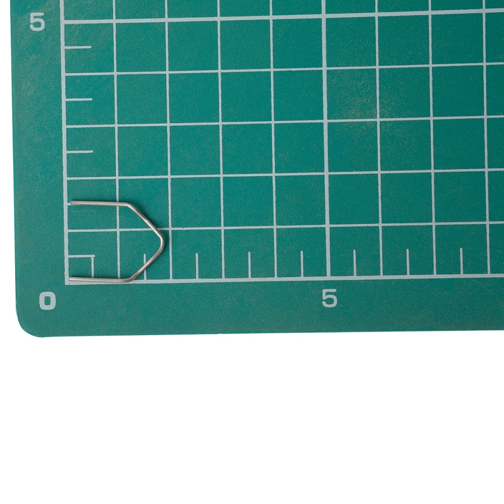 WDK-65082  Скобы волнового типа для ремонта пластиковых деталей 0,8 мм Упаковка 100 шт Wiederkraft