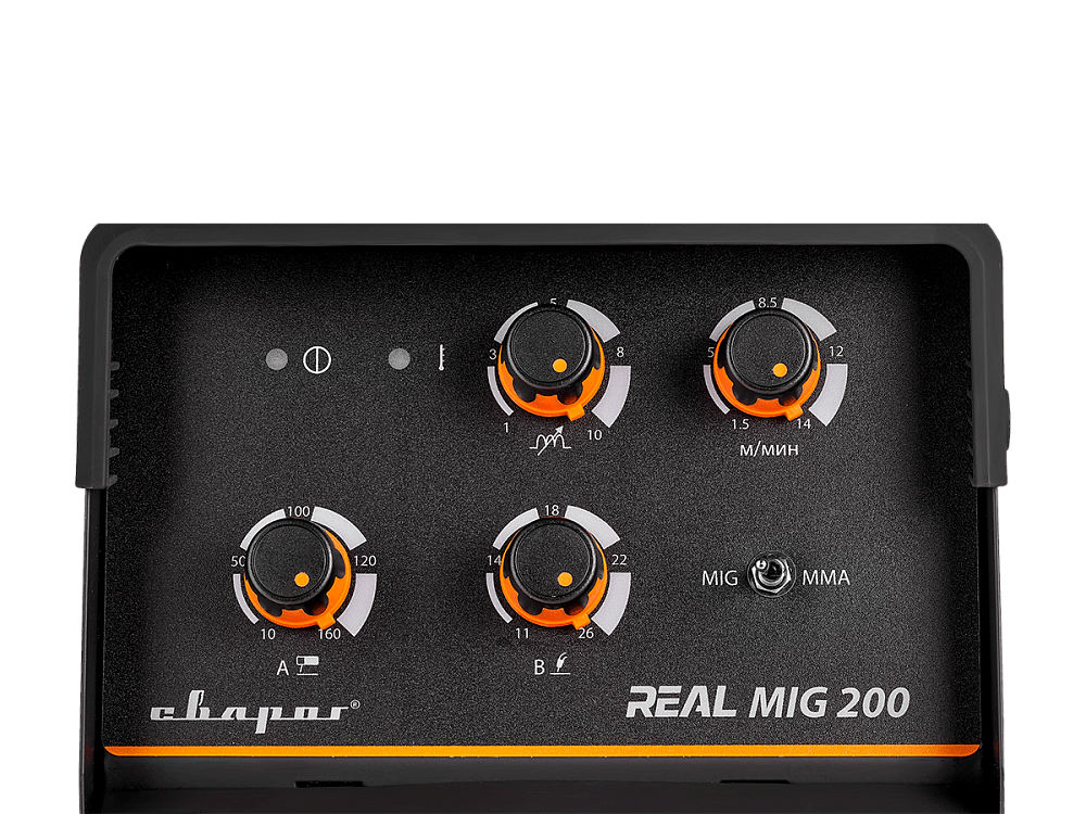 REAL MIG 200 (N24002N) Black Сварочный инвертор Svarog
