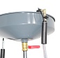KraftWell KRW1832.80L Установка для слива и откачки масла/антифриза с круглой подъемной ванной, мобильная, объем 80 л