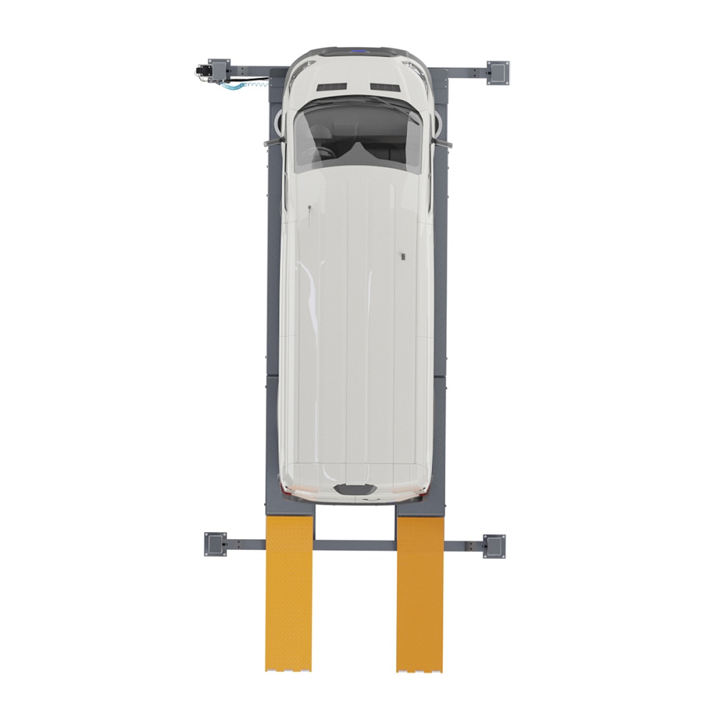 WDK-540 Подъемник гидравлический четырехстоечный для «развала-схождения», г/п 4 т, 380В WiederKraft 