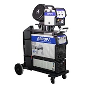 Индустриальный инверторный сварочный полуавтомат АВРОРА РЕСУРС 5000 ДВОЙНОЙ ПУЛЬС + подающий, тележка, водяное охл. + аттестат НАКС