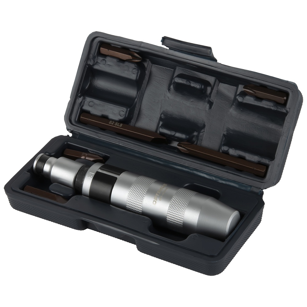 OPT-SI3009 Ударная отвертка с набором бит, 9 предметов OPTIMUS