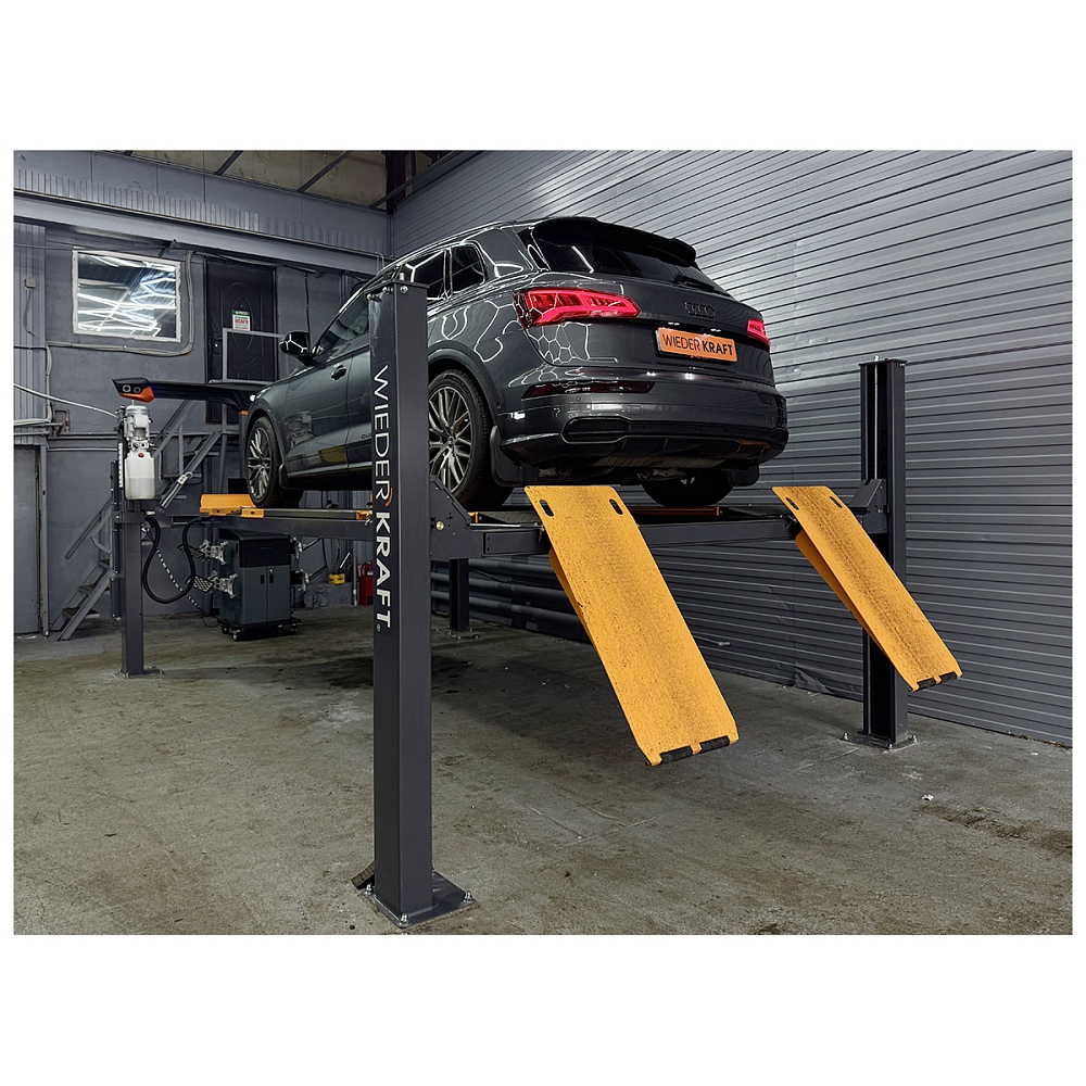 WiederKraft WDK-545 Четырехстоечный автомобильный подъемник г/п 5 тонн под сход-развал