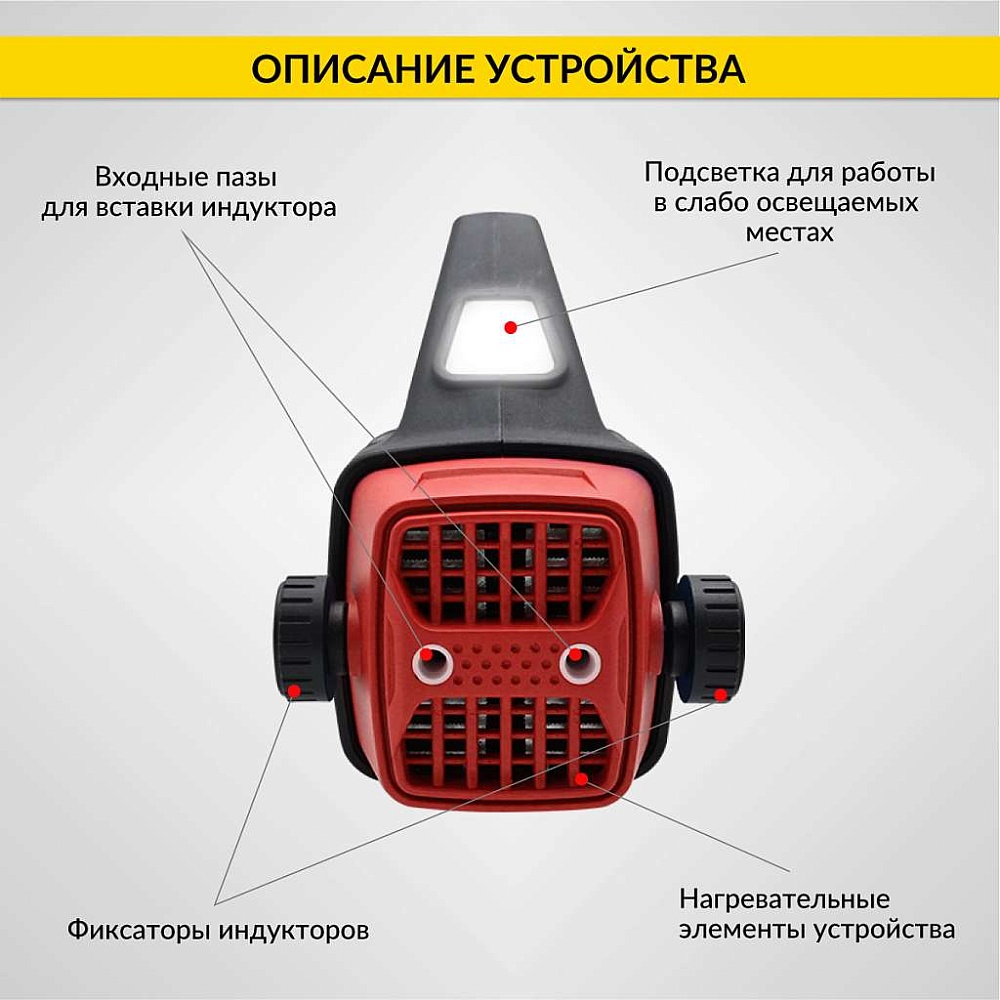 Индукционный беcпламенный нагреватель 2250 Вт iCarTool IC-195