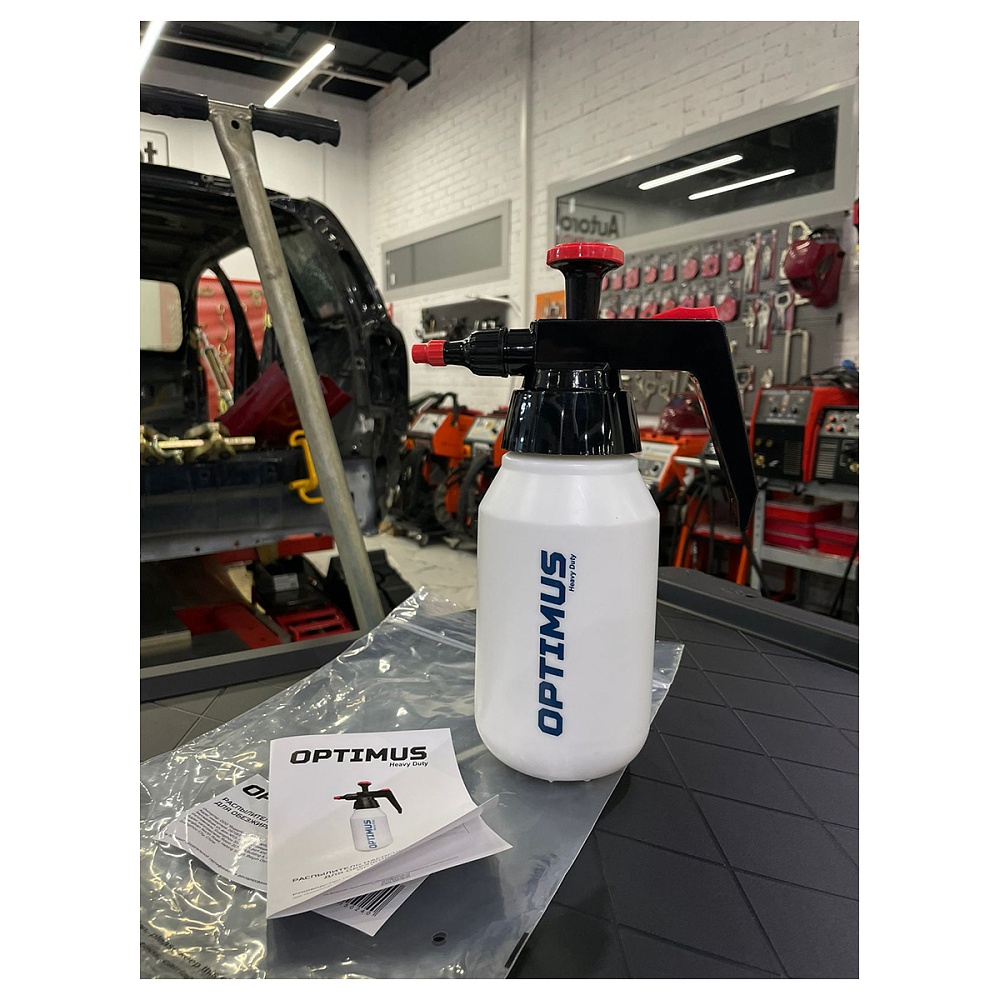 OPT-40830 Распылитель насосного действия для обезжиривателей, емкость 1л OPTIMUS