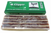 CLIPPER жгут E281 длинный, коричневый 204мм (набор 25шт.)