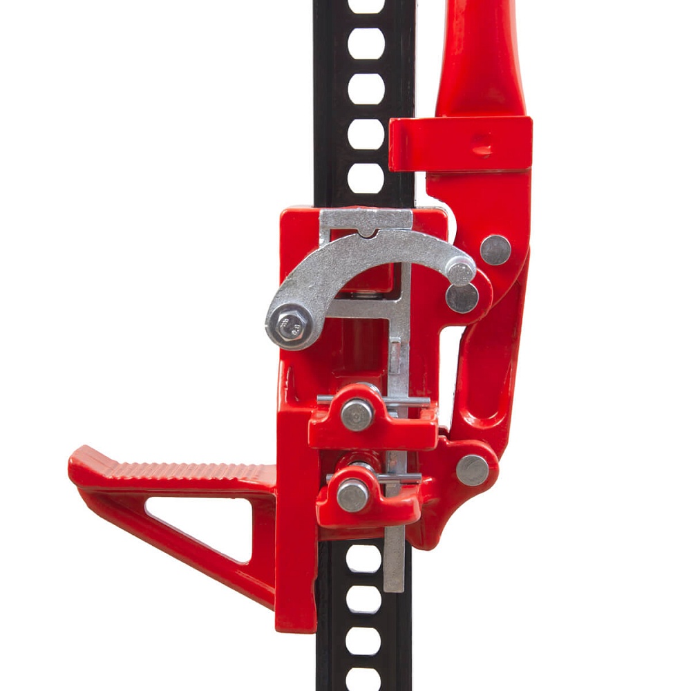 WDK-80483  Домкрат механический реечный 48”, г/п 3 т, Высота 125-1020 мм.Общая длина 1220мм.Вес14кг Wiederkraft