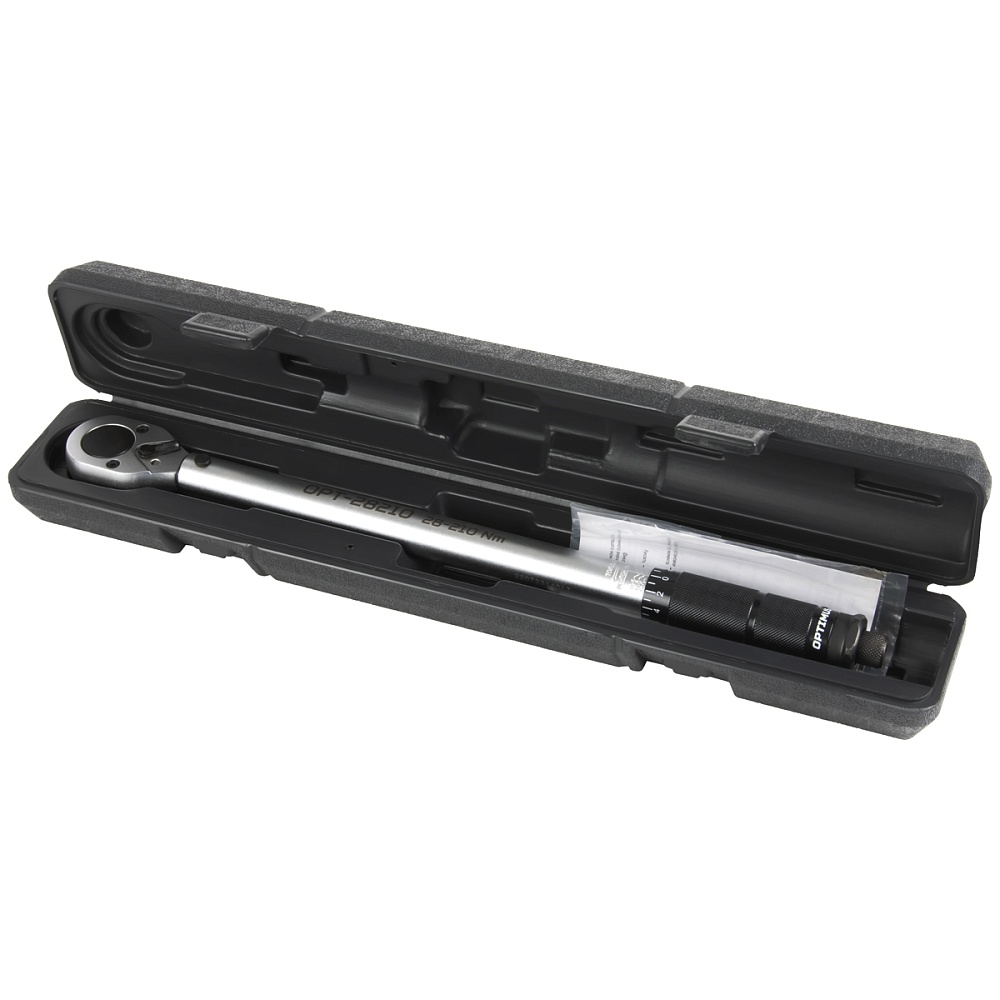 OPT-28210 Динамометрический ключ 28-210 Нм, приводной квадрат 1/2" OPTIMUS