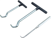 Набор крючков для демонтажа сальников и уплотнительных колец, 3 предмета, ZIPMEND