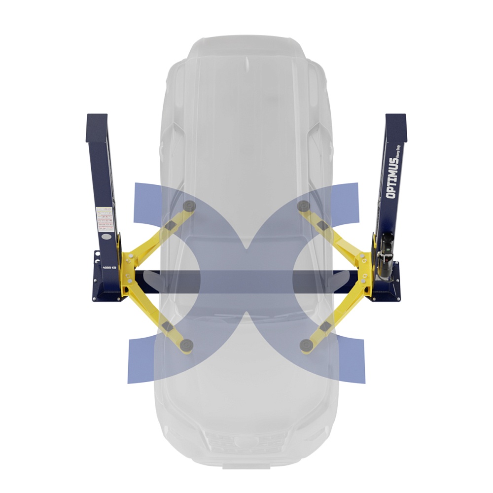 Двухстоечный электрогидравлический подъемник OPTIMUS S-OPT-4T