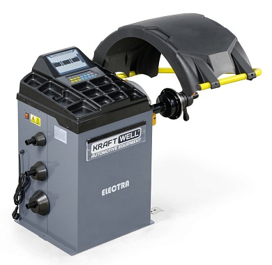 KraftWell ELECTRA KRW243 Балансировочный станок полуавтомат, педаль, лазер