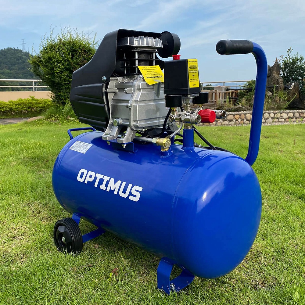 OPT-305030 Компрессор поршневой, 300л/мин, 2.2кВт, 220в, ресивер 50л OPTIMUS