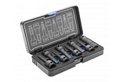 HOEGERT Торцевые головки, ударные  Hex, 8 шт.: H6, H7, H8, H10, H12, H14, H17, H19, 1/2", CrMo