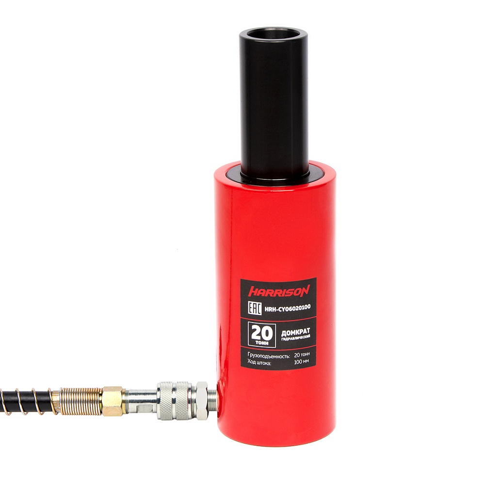 HRH-CY06020100 Гидравлический цилиндр (домкрат) с полым штоком, однополостной 20 т, ход 100 мм